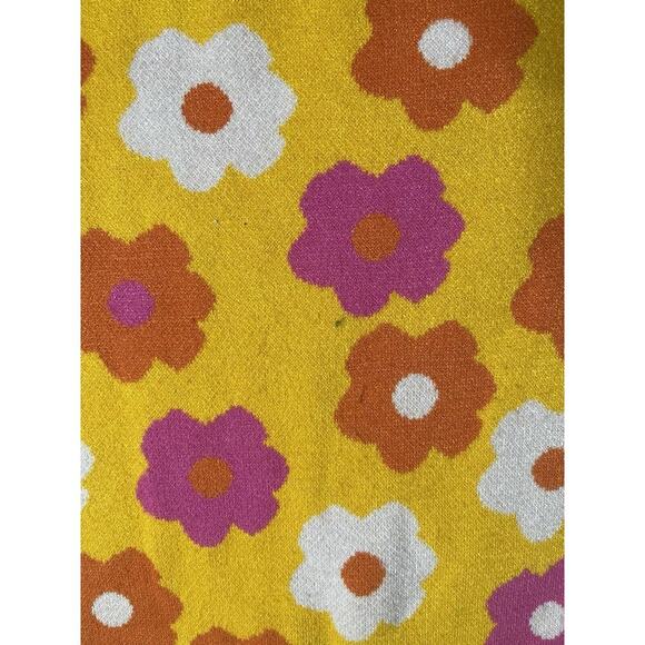 Willow & Wind Bohemian Hippie Floral Yellow Pink Dress Halter Sweater Medium - Picture 9 of 9